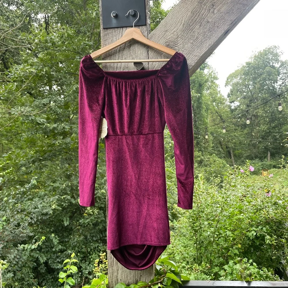 NWT Alterd State The Samantha Dress Burgundy - Picture 9 of 10